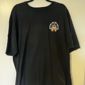 Vans Black Short Sleeve Tee with Graphic